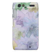 El pastel artístico florece la caja de Motorola Ra cárcasas casemate