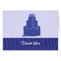 El pastel de bodas del azul real le agradece felicitacion 