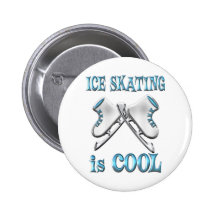 El patinaje de hielo es fresco pin