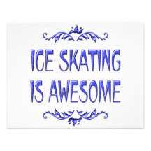 El patinaje de hielo es impresionante invitacion personal 