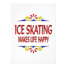 El patinaje de hielo hace vida feliz invitacion personal 