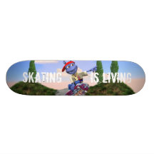 El patinaje está viviendo .....