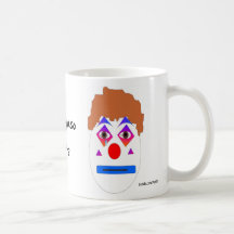 EL Payaso triste Tazas De Café