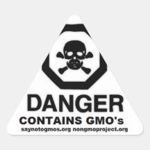 El pegatina de GMO dice no al apoyo de GMO. 37