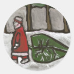 El pegatina del árbol de Navidad