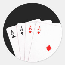El pegatina del as de Las Vegas 4