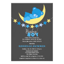 El peluche del muchacho azul el dormir refiere la  invitaciones