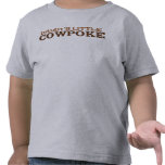 El pequeño Cowpoke del papá Camiseta