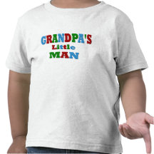 El pequeño hombre del abuelo colorido camiseta