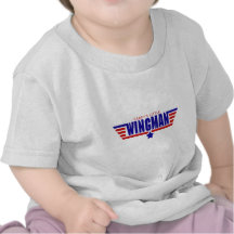 El pequeño Wingman del papá Camiseta