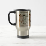El pergamino de la antigüedad del HOMBRE de VITRUV Taza De Café