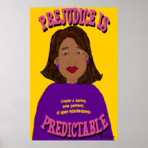 El perjuicio es poster fiable