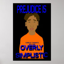 El perjuicio ha terminado poster simplista