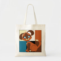 El perrito de Toon del caramelo remienda el bolso Bolsa