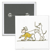El perro camina hombre pins