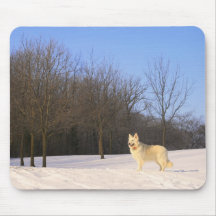El perro en una colina Mousepad Tapete De Ratones