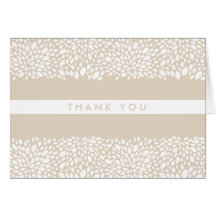 El personalizable de la floración le agradece card tarjetón