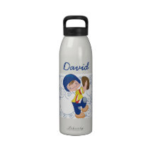 El personalizado embroma la botella de los deporte botella de agua reutilizable
