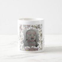 El personalizado florece la taza blanca personaliz tazas