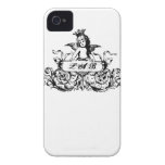 El personalizado personalizó la caja fleur di lis  iPhone 4 Case-Mate cobertura