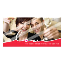 EL PHOTOCARD DE LA TARJETA DEL DÍA DE SAN VALENTÍN TARJETAS FOTOGRAFICAS 