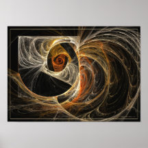 El Picasso que emociona - arte del fractal Posters