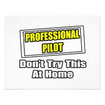 El piloto profesional… no intenta esto en casa invitaciones personalizada