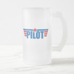 El piloto se va volando la insignia - aviación tazas