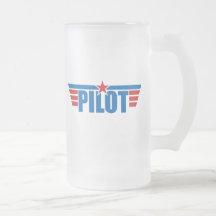 El piloto se va volando la insignia - aviación tazas