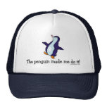 El pingüino hizo que lo hace gorra