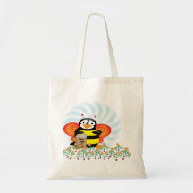 El pingüino manosea el bolso del truco o de la inv bolsas lienzo