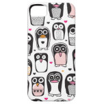 El pingüino retro lindo embroma el caso del iphone cárcasas casemate