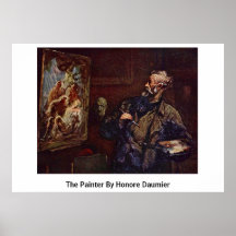 El pintor de Honore Daumier Posters