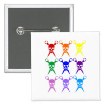 El pirata esquila el arco iris 2009 transparente pin