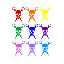 El pirata esquila el arco iris 2009 transparente tarjetas postales