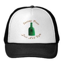 El pirata inmediato apenas añade el ron gorros  