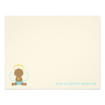 El plano de encargo del bebé dulce le agradece las invitación personalizada