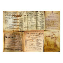 El Playbills Tarjetas De Negocios