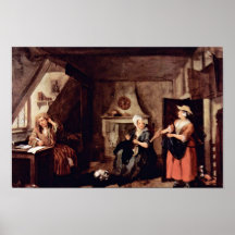 El poeta atormentado por Hogarth, Guillermo Poster