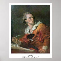 El poeta de Jean-Honore Fragonard Poster