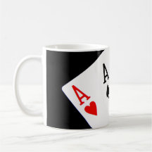 El póker Aces la taza