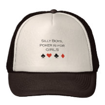 El póker tonto de los muchachos está para la camis gorras