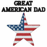 EL POLO BORDADO DE LOS GRANDES HOMBRES AMERICANOS 