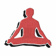 El polo bordado yoga de los hombres
