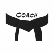 El polo de Coach Mujer de la correa negra de los a