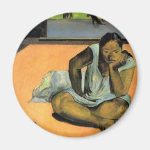 El poner mala cara o silencio - Paul Gauguin Imán