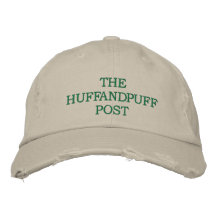 EL POSTE DE HUFFANDPUFF GORRA DE BEISBOL