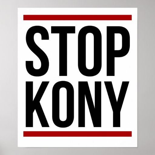 El poster 2012 de Kony - pare Kony