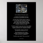 El poster CHEROKEE del arte del CUENTO de DOS LOBO