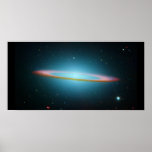 El poster de la galaxia del sombrero
